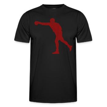 Boxen - Männer Funktions-T-Shirt - Schwarz - Vorne - AI Model Male 178 dark (178cm)