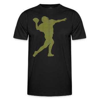 Football - Männer Funktions-T-Shirt - Schwarz - Vorne - AI Model Male 178 dark (178cm)