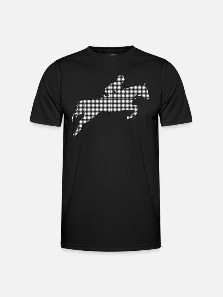 Riding horses - Men's Functional T-Shirt - black