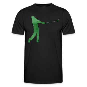 golfe - T-shirt sport Homme - noir - Devant - AI Model Male 178 dark (178cm)