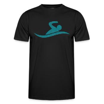 Nager - T-shirt sport Homme - noir - Devant - AI Model Male 178 dark (178cm)