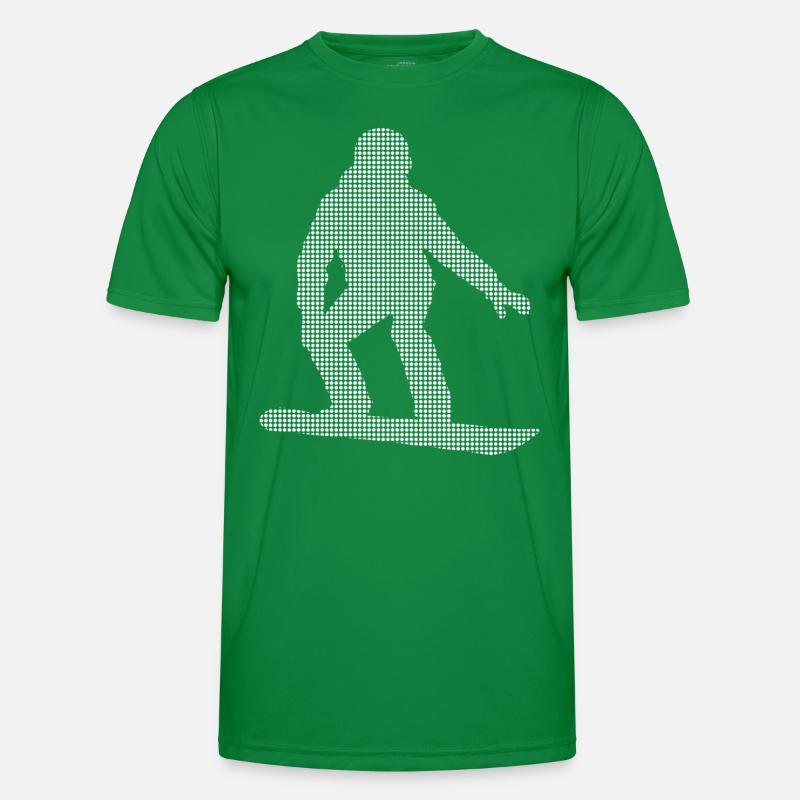 Snowboarding Männer Funktions-T-Shirt