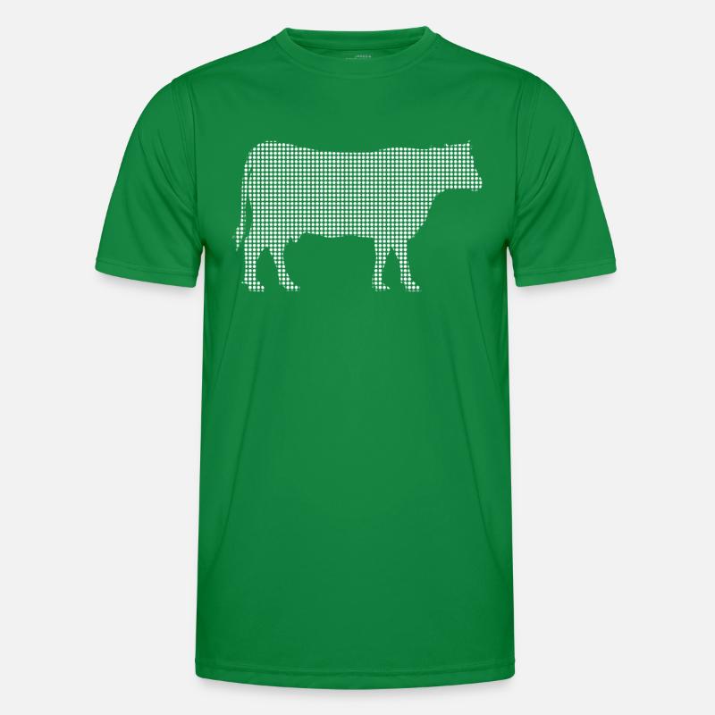 Kuh Männer Funktions-T-Shirt
