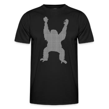 Orang-outan - T-shirt sport Homme - noir - Devant - AI Model Male 178 dark (178cm)