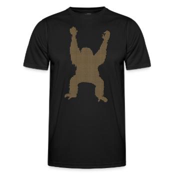 Orang-outan - T-shirt sport Homme - noir - Devant - AI Model Male 178 dark (178cm)