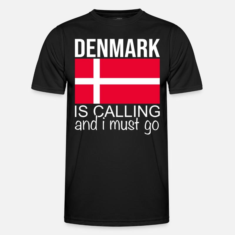 Dänemark Spruch - Männer Funktions-T-Shirt - Schwarz