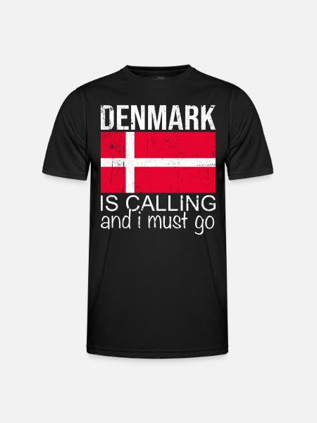 Denmark Saying - Men's Functional T-Shirt - black