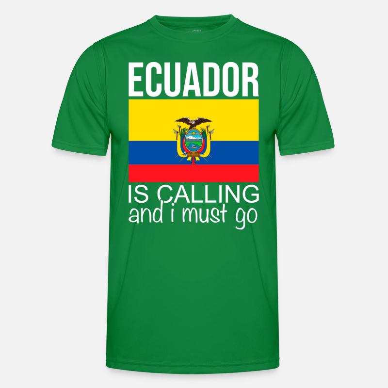 Ecuador Spruch Männer Funktions-T-Shirt