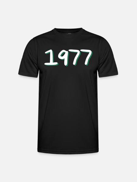 1977 Birthday - Men's Functional T-Shirt - black