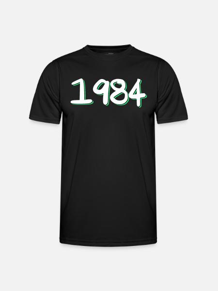 1984 Birthday - Men's Functional T-Shirt - black