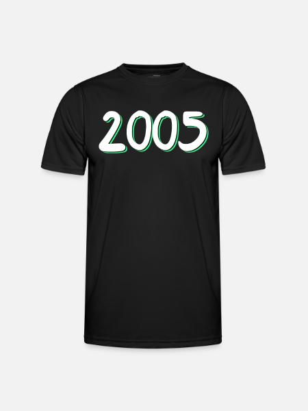 2005 Anniversaire - T-shirt sport Homme - noir