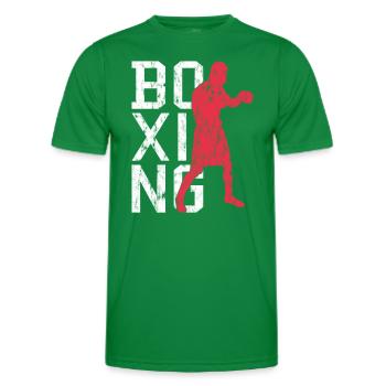 Boxen - Männer Funktions-T-Shirt - Kelly Green - Vorne - AI Model Male 178 dark (178cm)