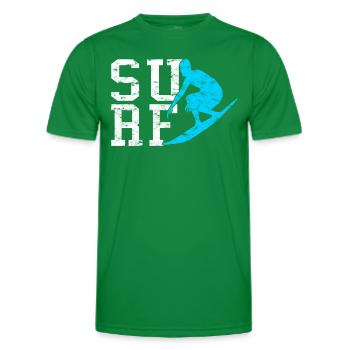 Surf - T-shirt sport Homme - vert - Devant - AI Model Male 178 dark (178cm)