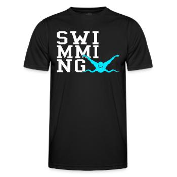 Nager - T-shirt sport Homme - noir - Devant - AI Model Male 178 dark (178cm)