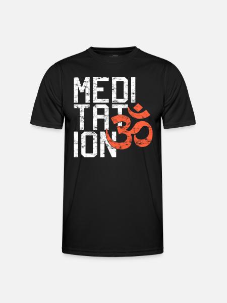 Meditation - Men's Functional T-Shirt - black