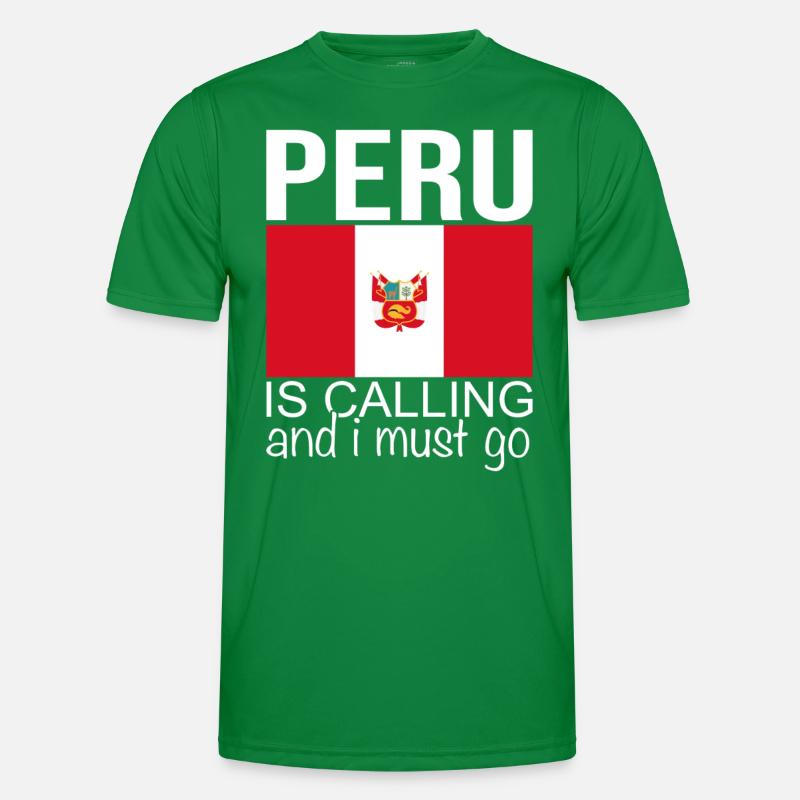 Peru Spruch Männer Funktions-T-Shirt