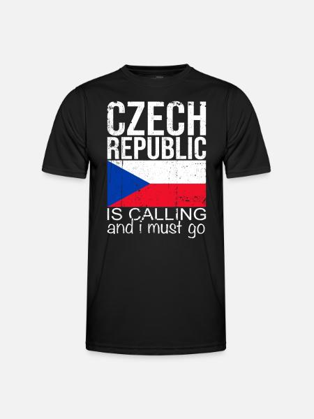 Czechia - Men's Functional T-Shirt - black
