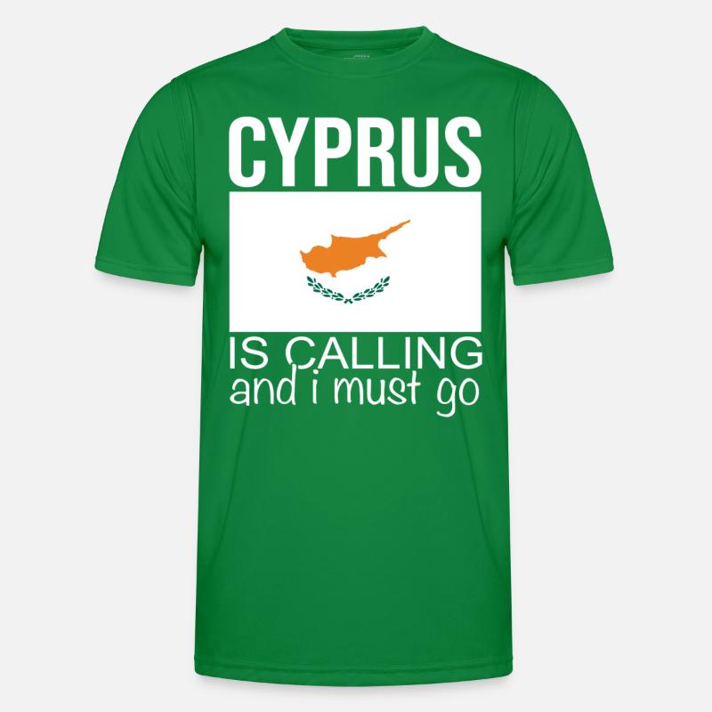 Zypern Spruch Männer Funktions-T-Shirt