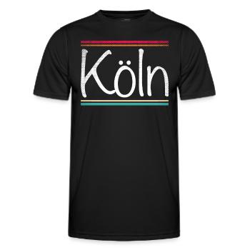 Cologne - T-shirt sport Homme - noir - Devant - AI Model Male 178 dark (178cm)