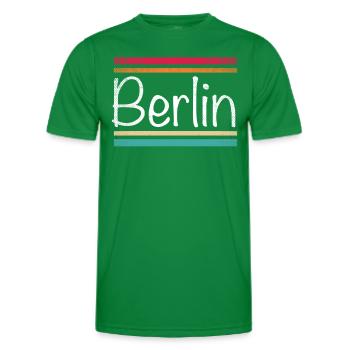 Berlin - Men's Functional T-Shirt - kelly green - Front - AI Model Male 178 dark (178cm)