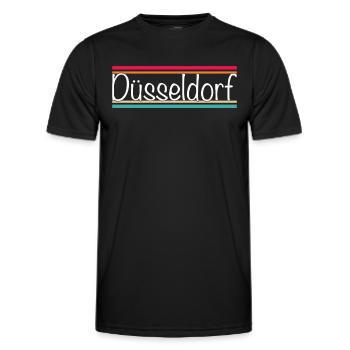Dusseldorf - T-shirt sport Homme - noir - Devant - AI Model Male 178 dark (178cm)