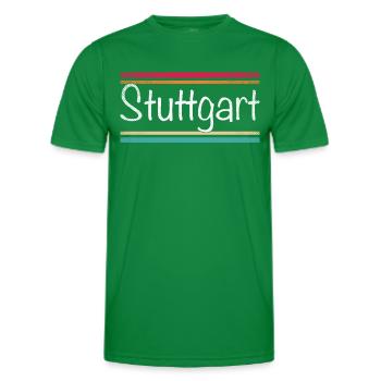 Stuttgart - Men's Functional T-Shirt - kelly green - Front - AI Model Male 178 dark (178cm)