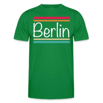 Berlin - Männer Funktions-T-Shirt - Kelly Green - Vorne - AI Model Male 178 dark (178cm)