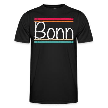 Bonn - T-shirt sport Homme - noir - Devant - AI Model Male 178 dark (178cm)