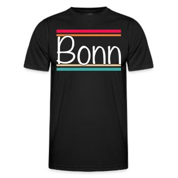 Bonn - T-shirt sport Homme - noir - Devant - AI Model Male 178 dark (178cm)