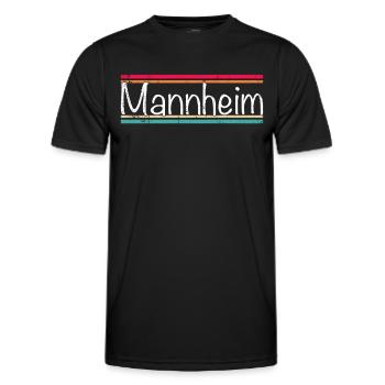 Mannheim - T-shirt sport Homme - noir - Devant - AI Model Male 178 dark (178cm)