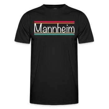 Mannheim - T-shirt sport Homme - noir - Devant - AI Model Male 178 dark (178cm)