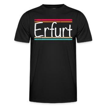 Erfurt - T-shirt sport Homme - noir - Devant - AI Model Male 178 dark (178cm)