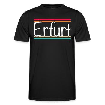 Erfurt - T-shirt sport Homme - noir - Devant - AI Model Male 178 dark (178cm)