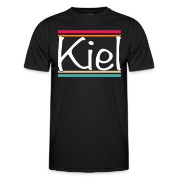 Quille - T-shirt sport Homme - noir - Devant - AI Model Male 178 dark (178cm)