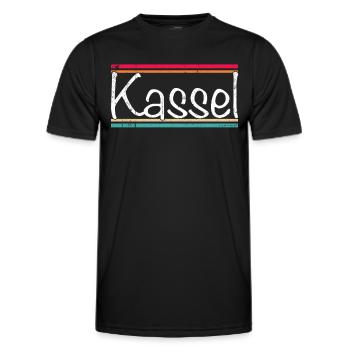 Kassel - T-shirt sport Homme - noir - Devant - AI Model Male 178 dark (178cm)