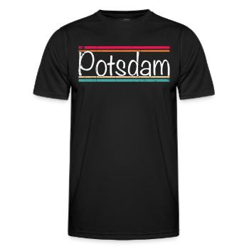 Potsdam - T-shirt sport Homme - noir - Devant - AI Model Male 178 dark (178cm)
