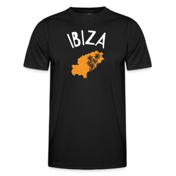 Ibiza - T-shirt sport Homme - noir - Devant - AI Model Male 178 dark (178cm)