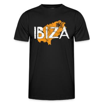 Ibiza - T-shirt sport Homme - noir - Devant - AI Model Male 178 dark (178cm)