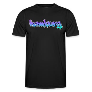 Hambourg - T-shirt sport Homme - noir - Devant - AI Model Male 178 dark (178cm)
