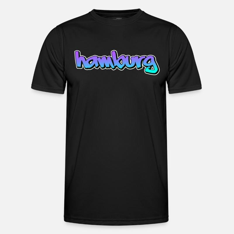 Hamborg - Funktionsshirt til herrer - sort