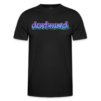 Dortmund - T-shirt sport Homme - noir - Devant - AI Model Male 178 dark (178cm)