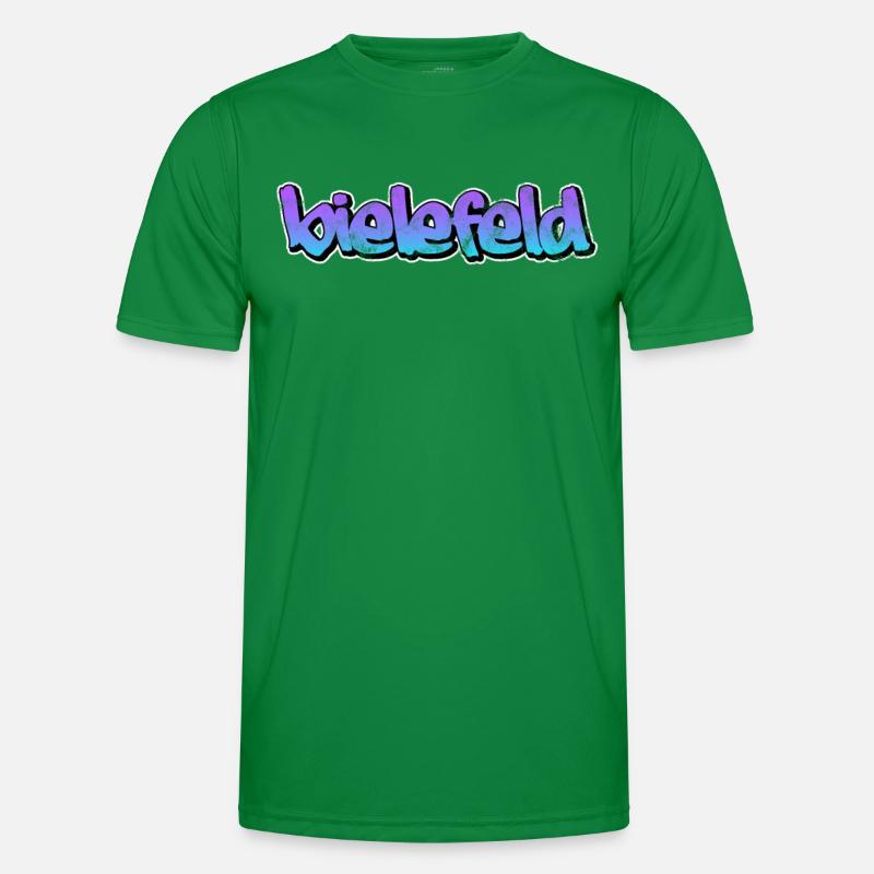 Bielefeld graffiti Men's Functional T-Shirt