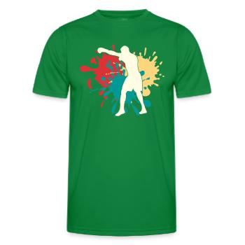 Boxen - Männer Funktions-T-Shirt - Kelly Green - Vorne - AI Model Male 178 dark (178cm)