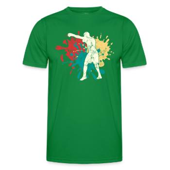 Boxen - Männer Funktions-T-Shirt - Kelly Green - Vorne - AI Model Male 178 dark (178cm)