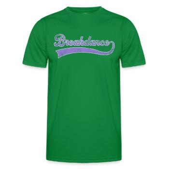 Lettrage breakdance - T-shirt sport Homme - vert - Devant - AI Model Male 178 dark (178cm)