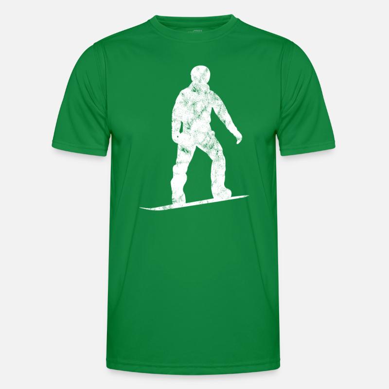 Silhouette de snowboard T-shirt sport Homme