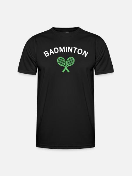 Badminton - Männer Funktions-T-Shirt - Schwarz