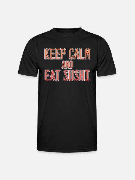 Sushi Saying - Men's Functional T-Shirt - black