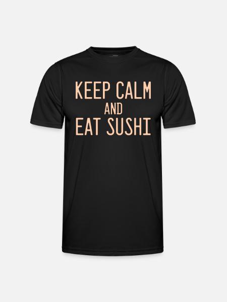 Sushi Saying - Men's Functional T-Shirt - black