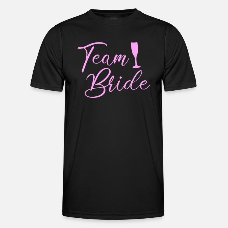 team bride Team Bride - Men's Functional T-Shirt - black